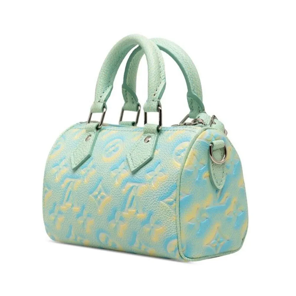 Louis Vuitton Nano Speedy Bandouliere Handbag